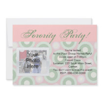 Sorority Party or Rush Invitation by cutencomfy Sorority Party or Rush Invitation