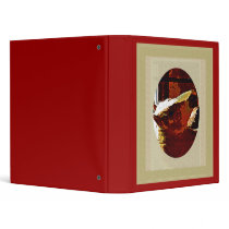 Sorrel Horse Head Grunge Avery Binder