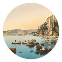 Sorrento by the sea, Naples, Italy classic Photoch Sticker