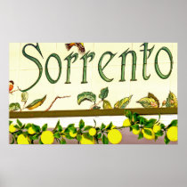Sorrento, Italy, Sign Print