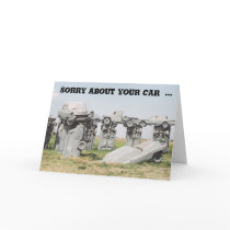 Sorry about your car cards by rowlandn Sorry about your car cards
