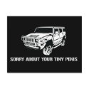 Sorry About Your Tiny Penis Postcard by strk3 Sorry About Your Tiny Penis Postcard