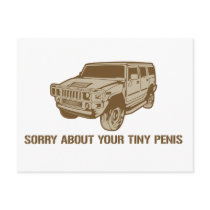 Sorry About Your Tiny Penis Postcard