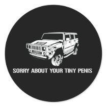 Sorry About Your Tiny Penis Sticker by strk3 Sorry About Your Tiny Penis Sticker