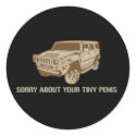Sorry About Your Tiny Penis Sticker