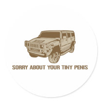 Sorry About Your Tiny Penis Sticker