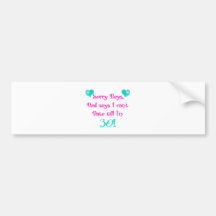 Sorry Boys Bumper Stickers