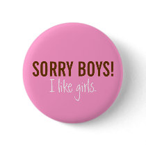 Sorry Boys! buttons