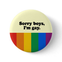 Sorry boys I'm gay 2 buttons