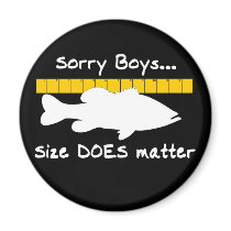 SORRY BOYS... SIZE DOES MATTER REFRIGERATOR MAGNET