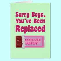 Sorry Boys, You've Been Replaced cards