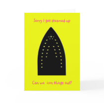 Sorry, Can We Iron Things Out? Card by cardsbymike Sorry, Can We Iron Things Out? Card