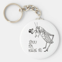 Sorry for bugging: Vintage grasshopper / cricket Key Chains