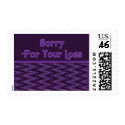 Sorry for your loss postage