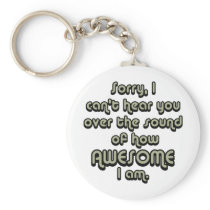 Sorry I can't hear you over the sound of how Key Chains