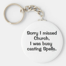 Sorry I missed Church Keychain