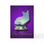 Sorry to Hear About Loss Of Cat Sympathy Card cards