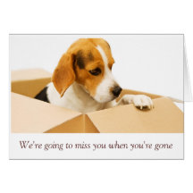 Sorry to see you go card