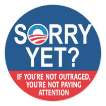 Sorry Yet? Anti Obama -- Nobama stickers