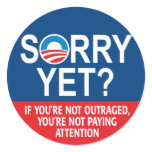 Sorry Yet? Anti Obama -- Nobama stickers