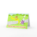 sorry your leavin cards