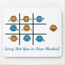 Sorry youve been blocked! -office, humor, chatroom mousepads