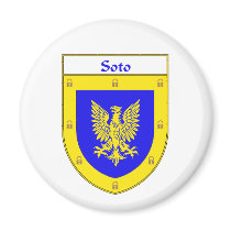 Soto Coat of Arms/Family Crest magnets