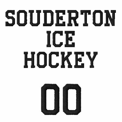 Souderton Ice Hockey Zip Hoodie - PERSONALIZE by SoudertonHockey