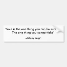 SOUL Bumper Sticker