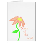Soul Dance Flower Greeting Cards