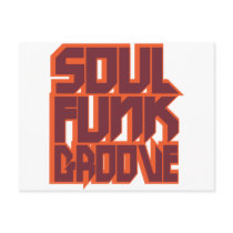 Soul Funk Groove Postcard
