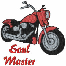Soul Master Biker Embroidered Shirt