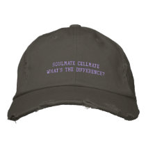 SOUL MATE/CELL MATE - HAT embroidered hats
