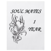 SOUL MATES 1 YEAR FLYER