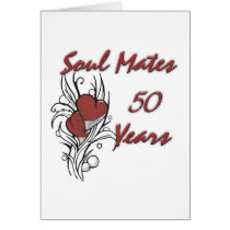 Soul Mates 50 Years Greeting Card
