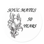 SOUL MATES 50 Years stickers