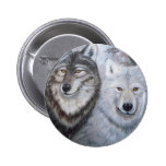 Soul Mates wolves buttons