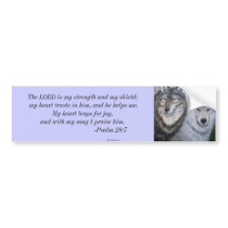 Soul Mates Wolves by Lori Karels Bumper Stickers