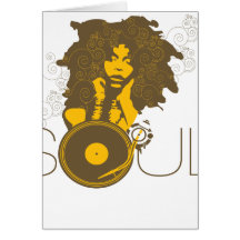 Soul Music Greeting Card