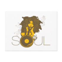 Soul Music Postcard by brev87 Soul Music Postcard