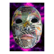 Soul of Color Mask Print print