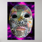Soul of Color Mask Print print
