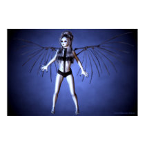 Soul Scream Gothic Art Poster posters by darkdreams Soul Scream Gothic Art Poster posters