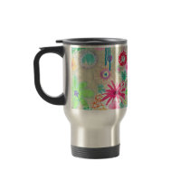 Soul Searcher/Floral Travel Mug mugs