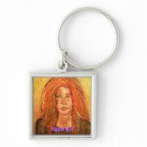 soul sister hippie girl keychains