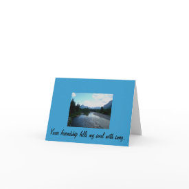 Soul Song Note Card card