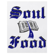 Soulfood Dark Blue Design flyers