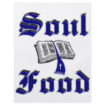 Soulfood Dark Blue Design flyers