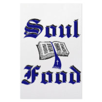 Soulfood Dark Blue Design stationery