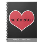 Soulmates Love Personalized Notebook